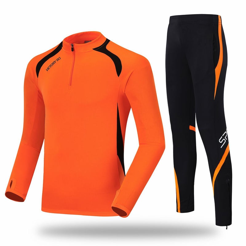 [Feeltime Factory Store] Spring, Children'S Half Zipper Long Sleeve Training Clothes Suit Fitness Sports Jacket - Image 1